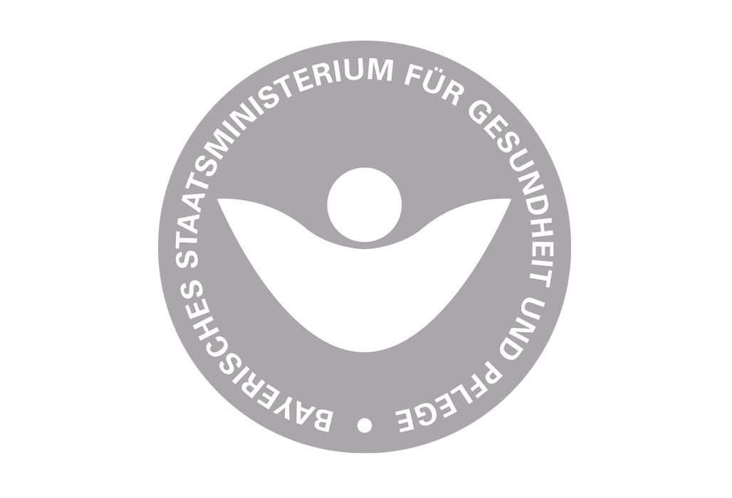 Weißer Engel des Bayerischen Staatsministeriums für Gesundheit und Pflege.