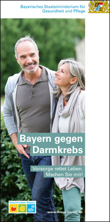 Publikation Bayern gegen Darmkrebs.