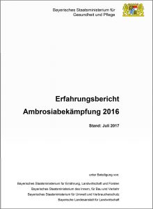 Ambrosia Bericht für 2016