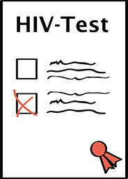 Ein HIV-Test
