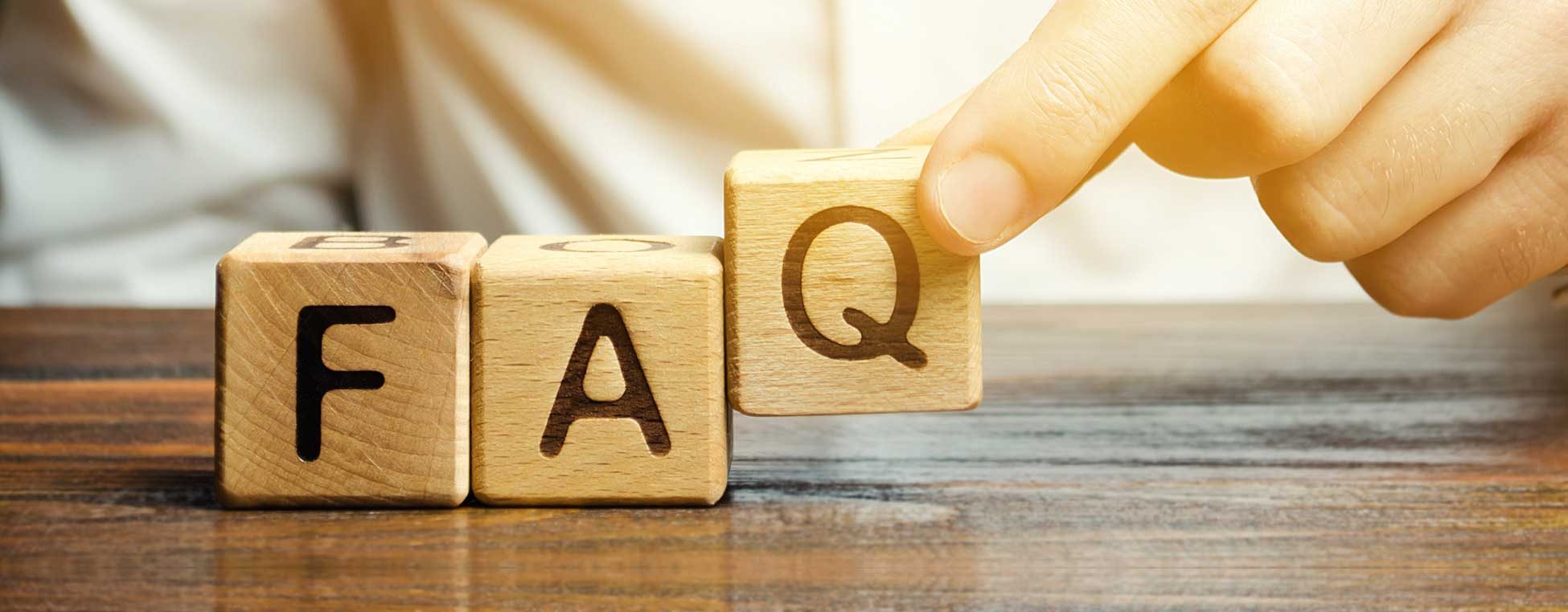 Headergrafik zum Thema Häufig gestellte Fragen/ FAQ