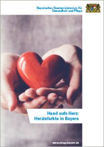 Cover des Berichts zum Thema Herzinfarkte in Bayern