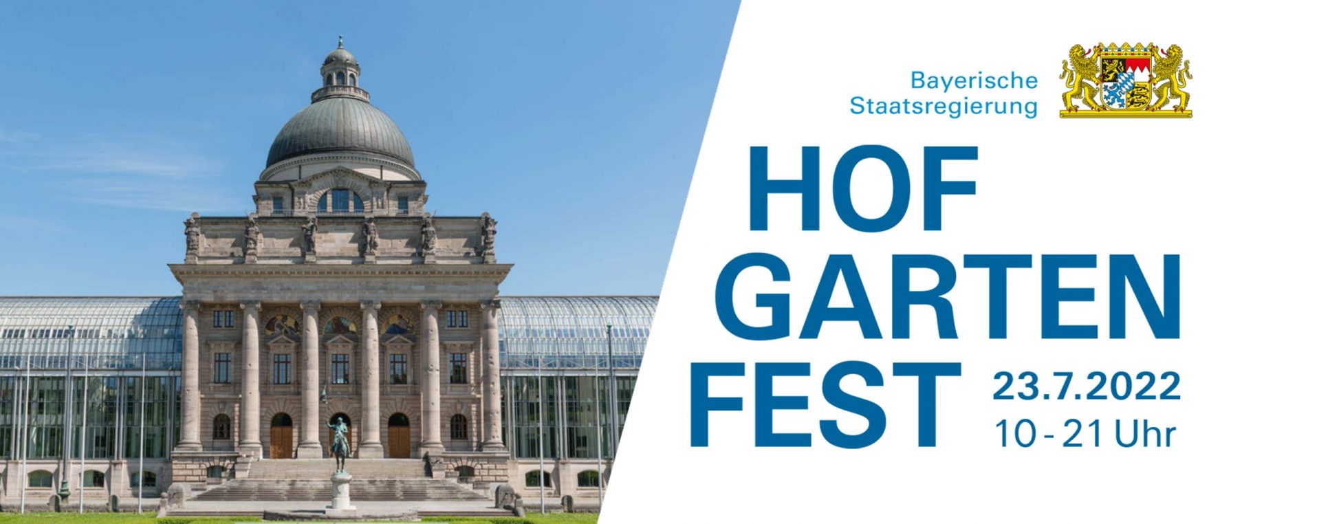 Bild der Bayerischen Staatskanzlei: Hofgartenfest am 23. Juli 2022 10 bis 21 Uhr