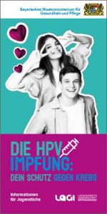 Flyer HPV-Impfung für Jugendliche