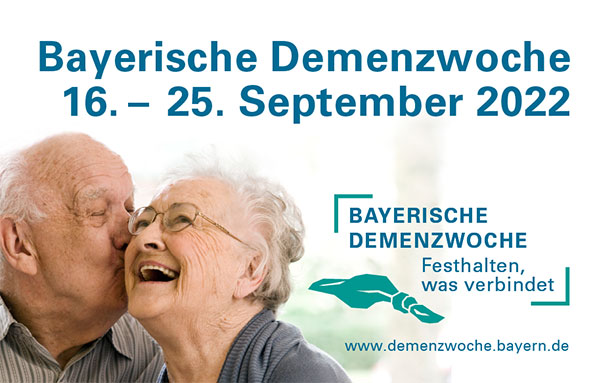Kampagnenteaser für die Bayerische Demenzwoche 2022 vom 16. - 25. September 2022