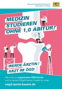 Medizin studieren ohne 1,0 Abitur? Werde Ärztin/ Arzt im ÖGD!